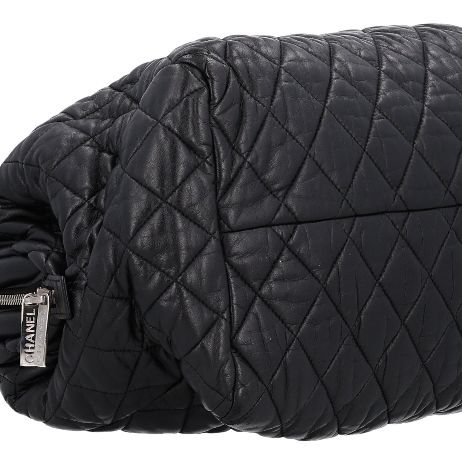 Chanel Lambskin Coco Cocoon Bowler Black 9 of 10