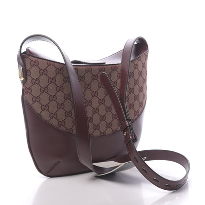 Gucci GG Monogram Calfskin Medium Arli Shoulder Bag Sahara Rubino Chardonnay 3 of 10