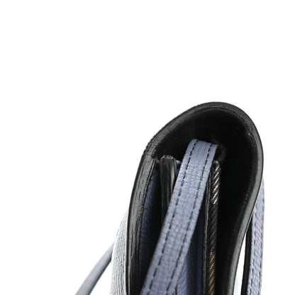 Burberry Derby Calfskin House Check Small Macken Crossbody Bag Slate Blue 20 of 24