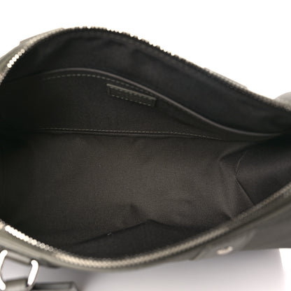 Louis Vuitton Grained Calfskin Aerogram City Keepall Gris 5 of 9