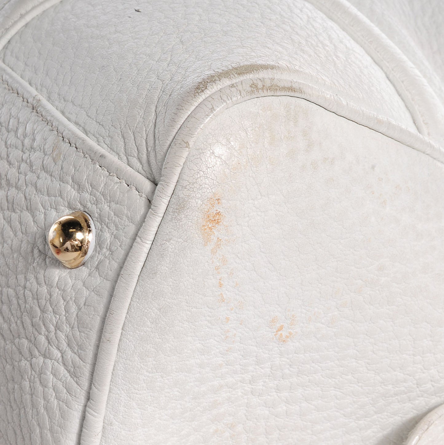Leather Web Blondie Bowler White