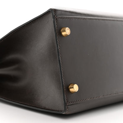 Hermes Box Kelly Sellier 32 Chocolate 9 of 17