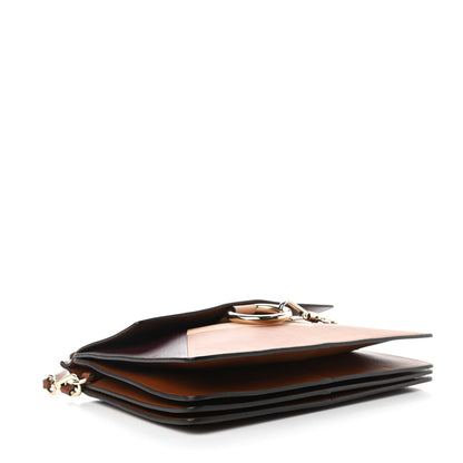 Chloe Smooth Calfskin Patchwork Medium Faye Shoulder Bag Light Tan 4 of 9