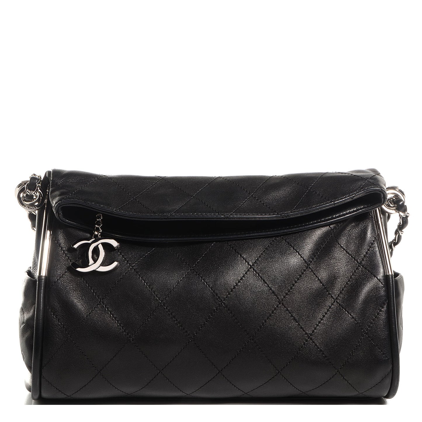 Lambskin Medium Ultimate Soft Tote Black