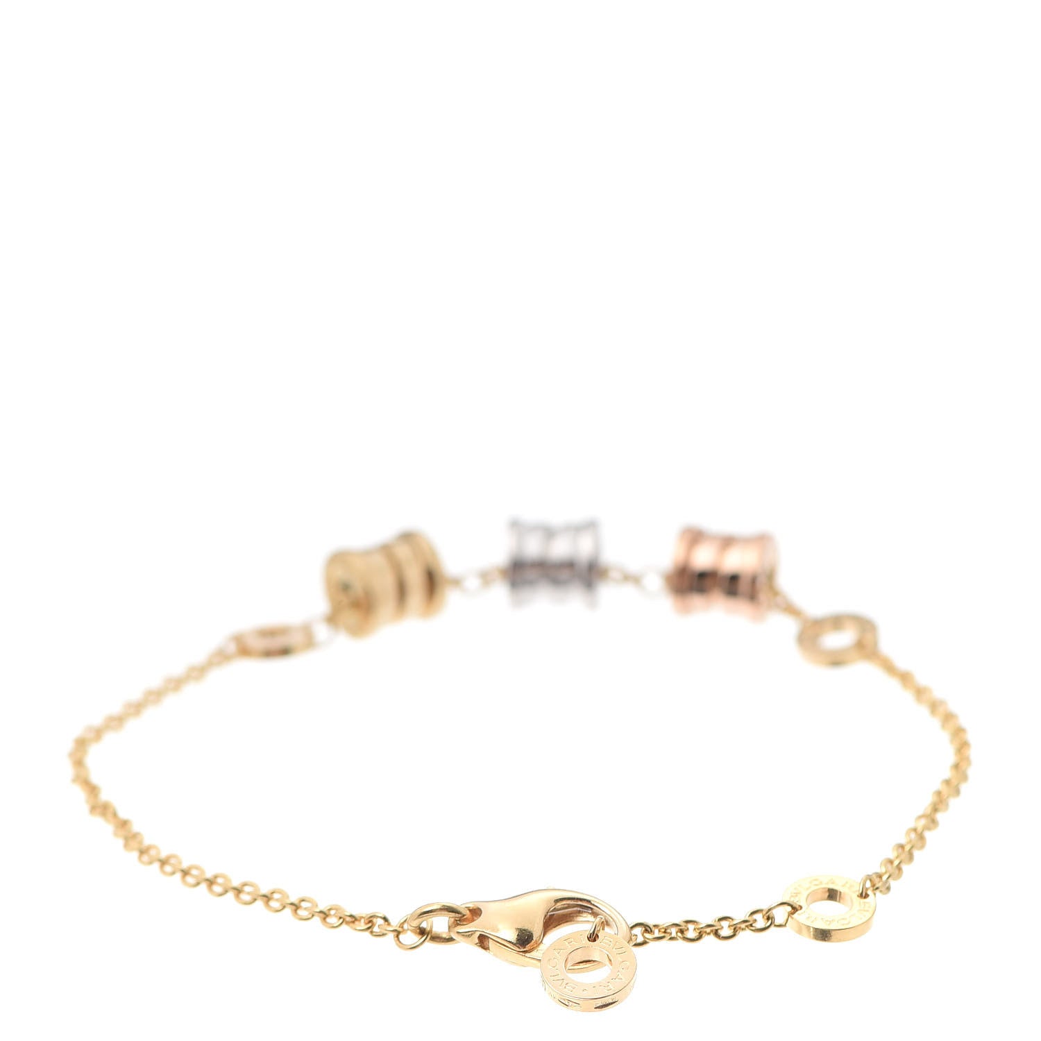Bulgari 18K Yellow Rose White Gold B.Zero1 Bracelet 3 of 7
