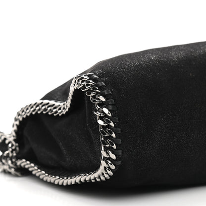 Stella McCartney Shaggy Deer Falabella Fold Over Tote Black 8 of 9