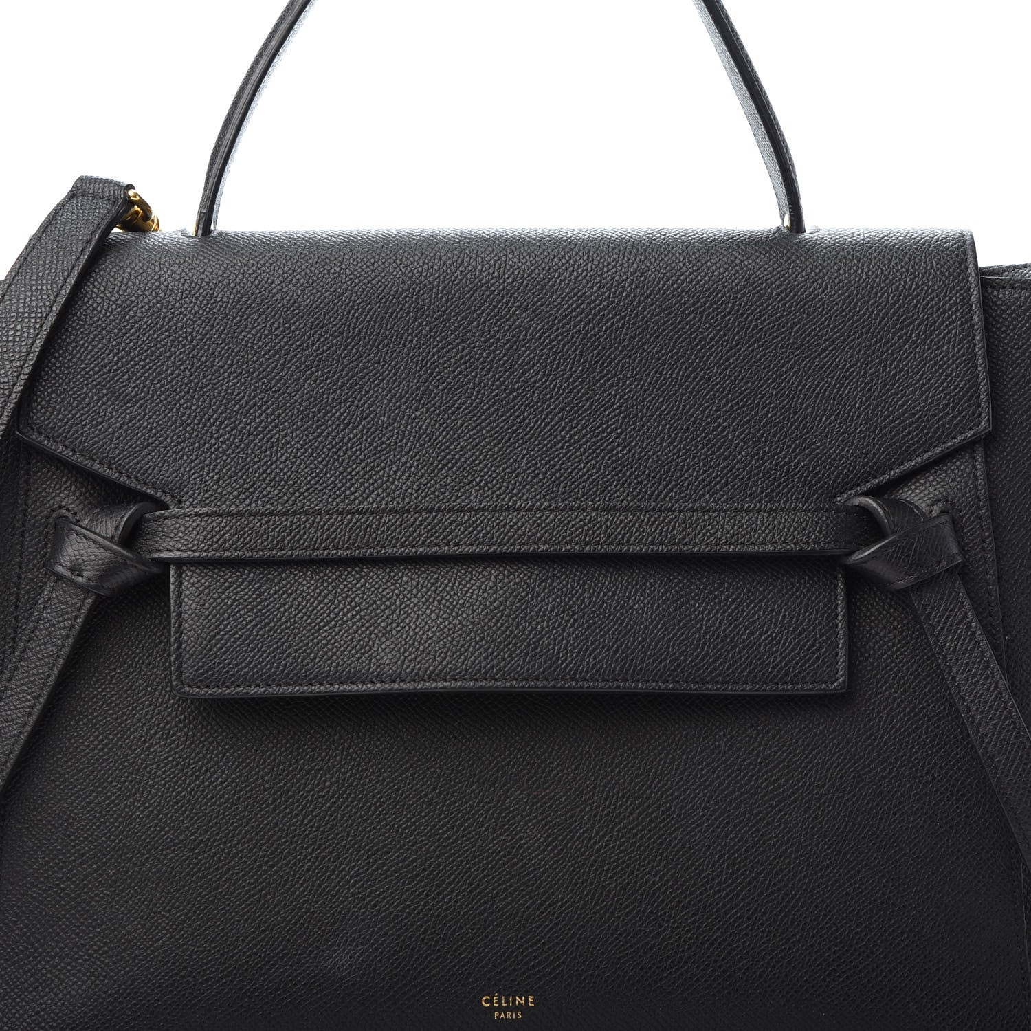 Celine Grained Calfskin Mini Belt Bag Black 6 of 9