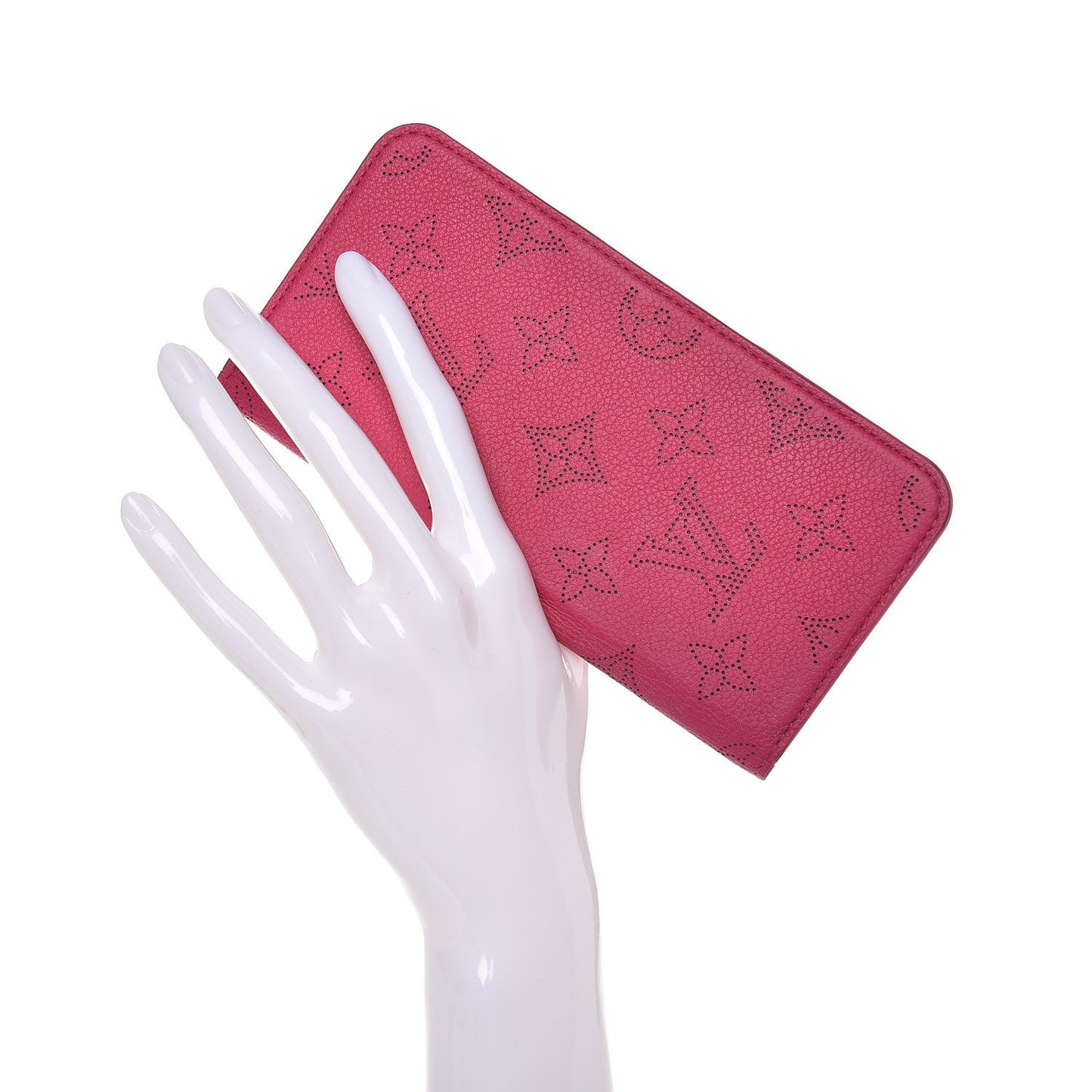 Monogram Cuir iPhone 8 Plus Folio Case Fuchsia