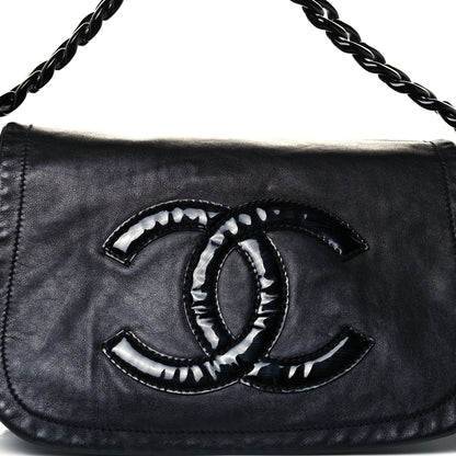 Chanel Calfskin Modern Chain Hobo Flap Black 8 of 10