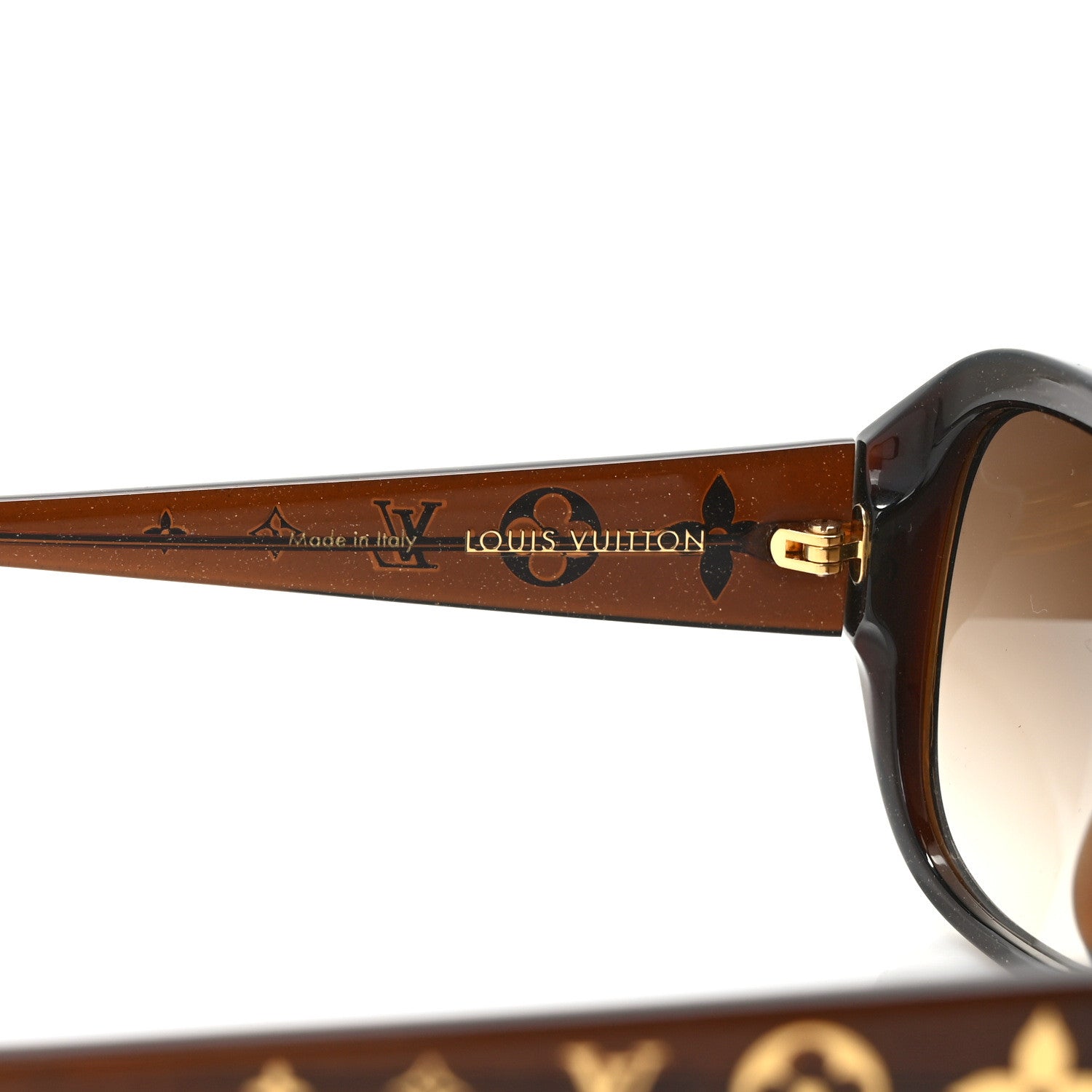 Louis Vuitton Obsession GM Sunglasses Z0459E Brown Glitter 5 of 8