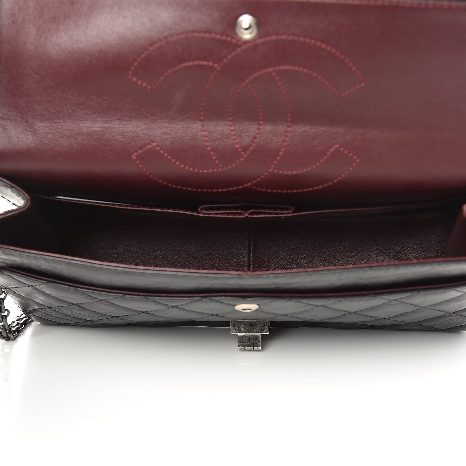 Chanel Aged Calfskin Quilted 2.55 Reissue 226 Flap Black 5 of 11