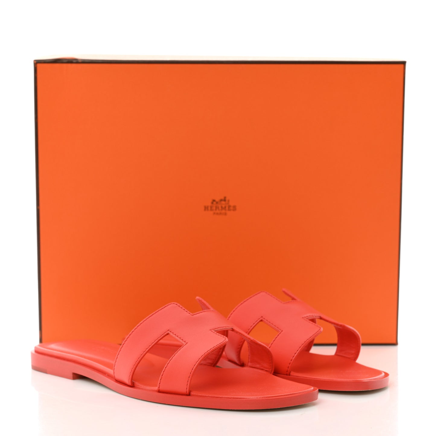Box Calfskin Oran Sandals 36 Rouge Jaipur