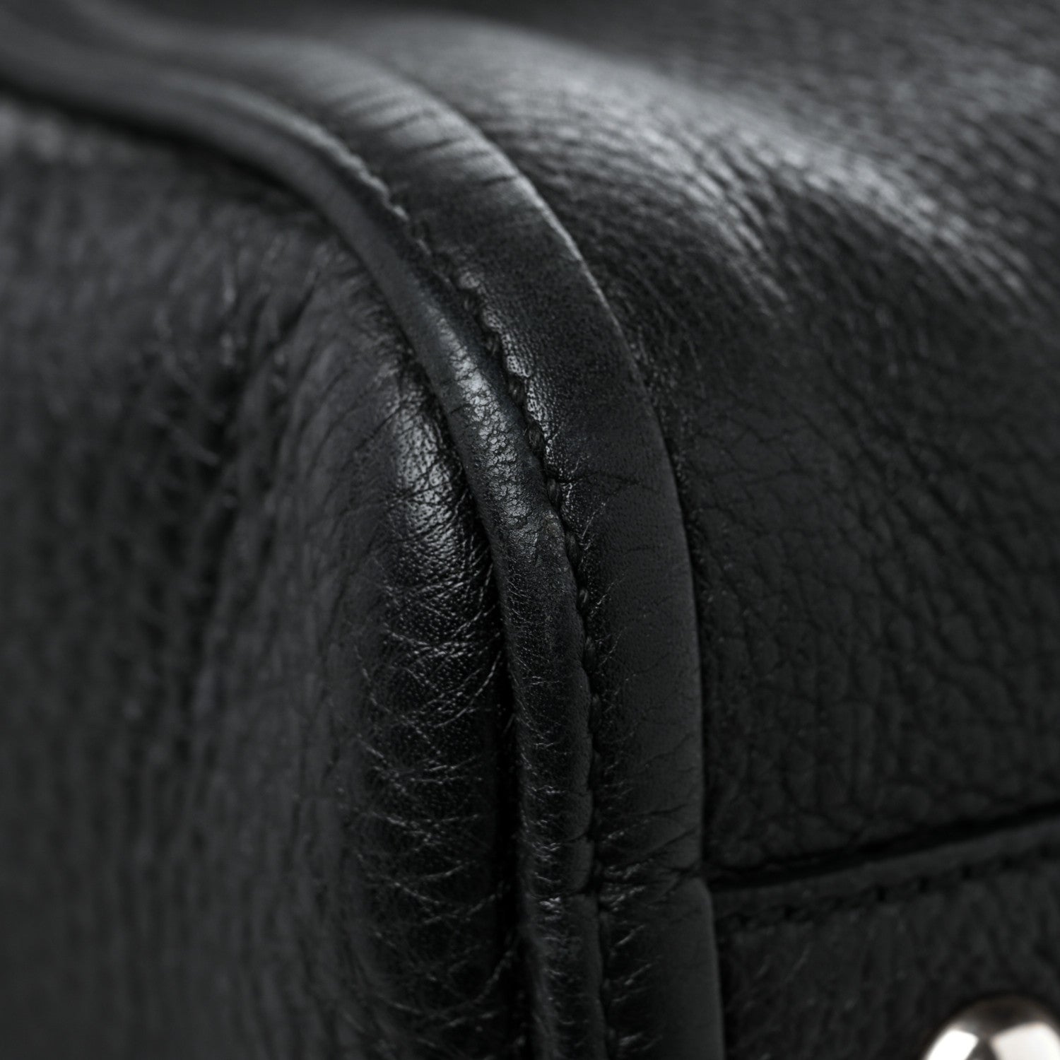 Gucci Pebbled Calfskin Medium Soho Shoulder Bag Black 10 of 13