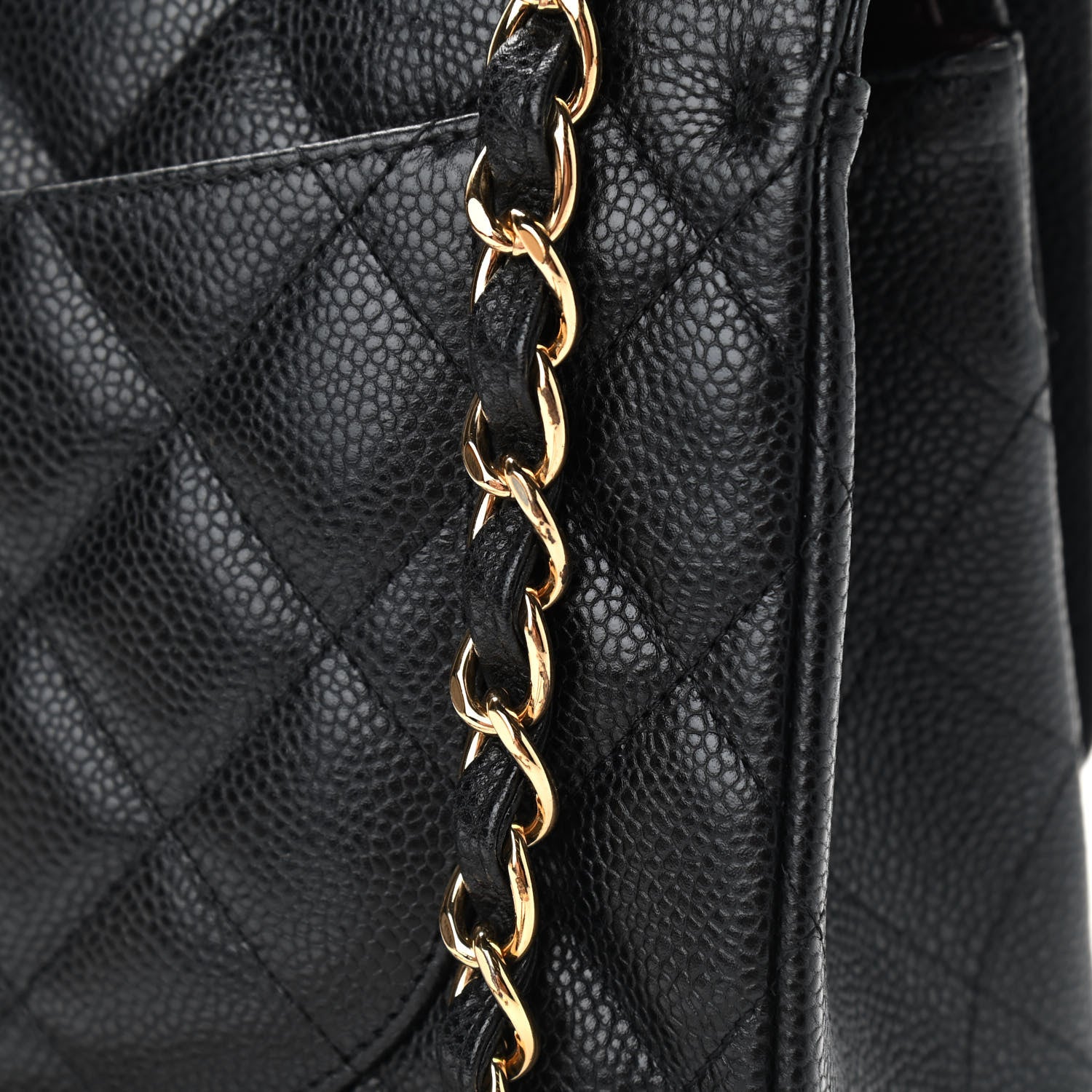 Chanel Caviar Quilted Jumbo Double Flap Black 15 of 15