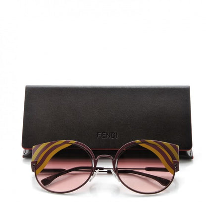 Fendi Hypnoshine Sunglasses FF 0215/S Burgundy Yellow 7 of 7