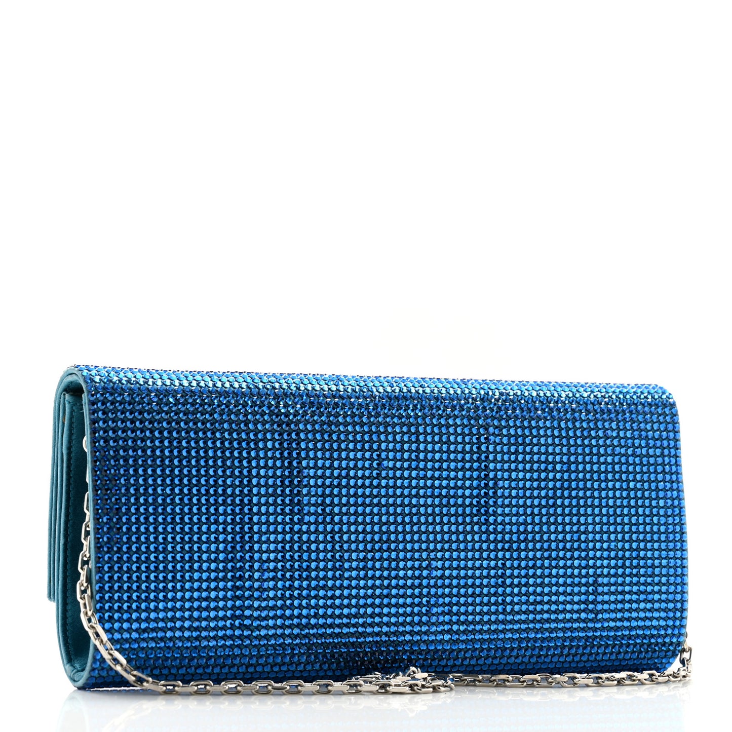 Swarovski Crystal Fizzy Clutch Blue
