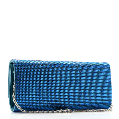 Judith Leiber Swarovski Crystal Fizzy Clutch Blue 3 of 12