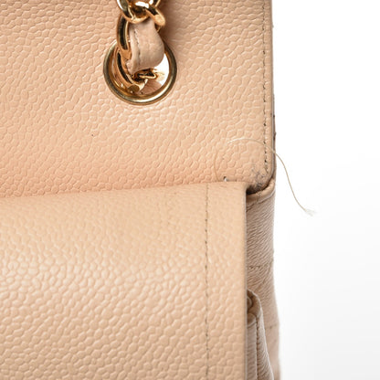 Chanel Caviar Quilted Jumbo Double Flap Beige Clair 12 of 18