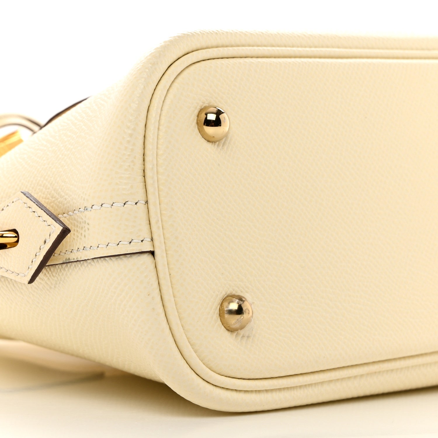 Hermes Epsom 1923 Sangle Bolide 25 Nata Bleu Indigo Lime 9 of 12