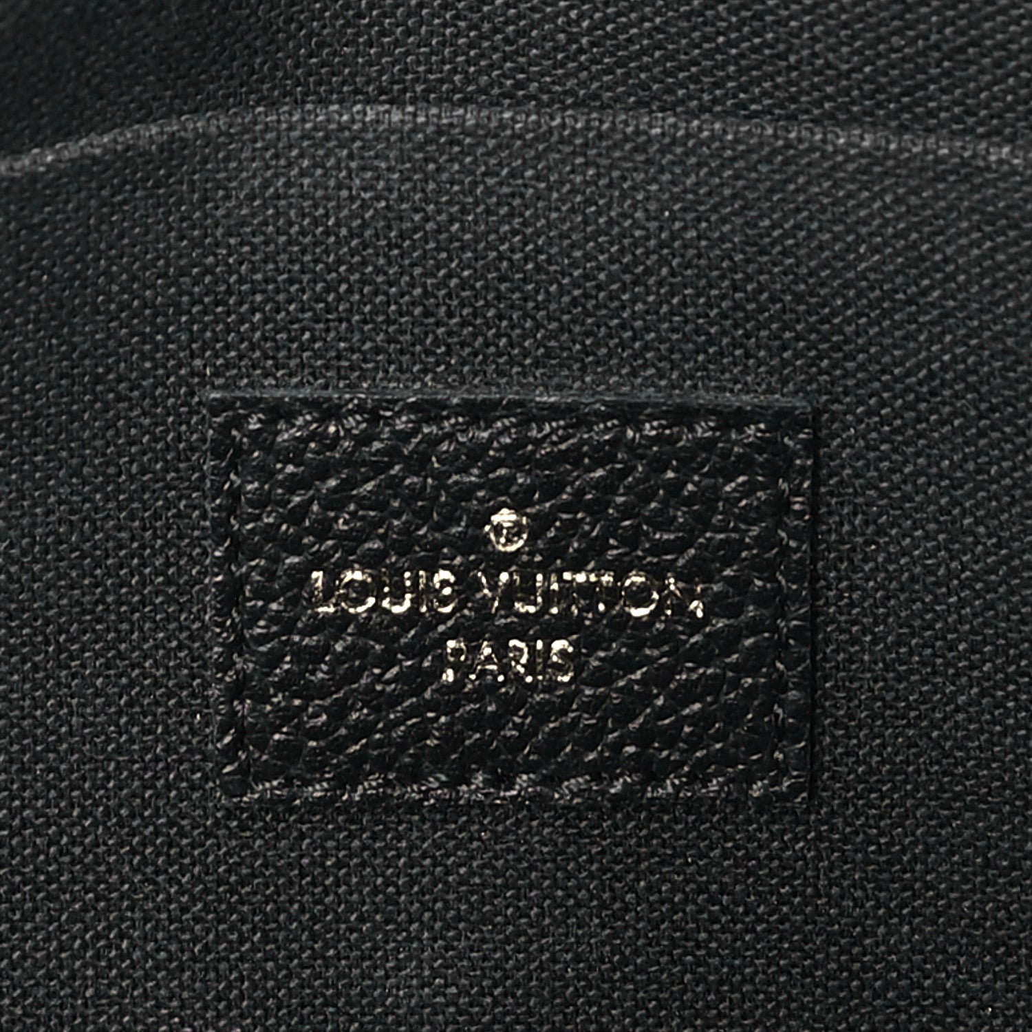 Louis Vuitton Empreinte Pochette Felicie Chain Wallet Black 6 of 9