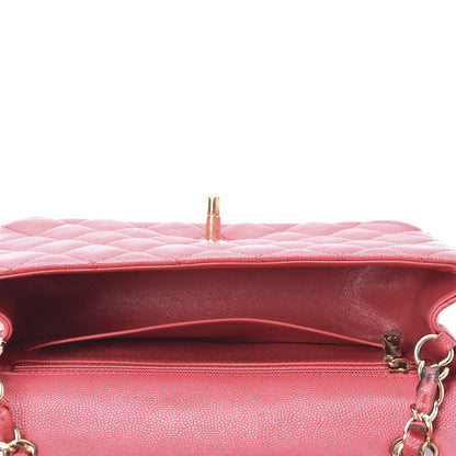 Chanel Caviar Quilted Mini Rectangular Flap Red 5 of 14