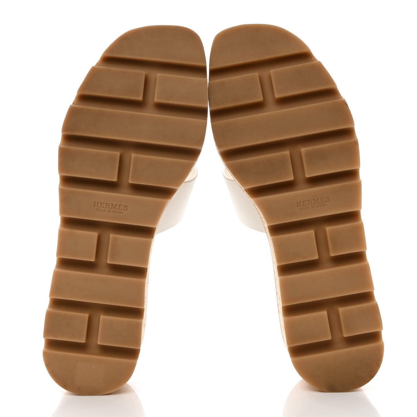 Calfskin Cork Eze 30 Sandals 37 White