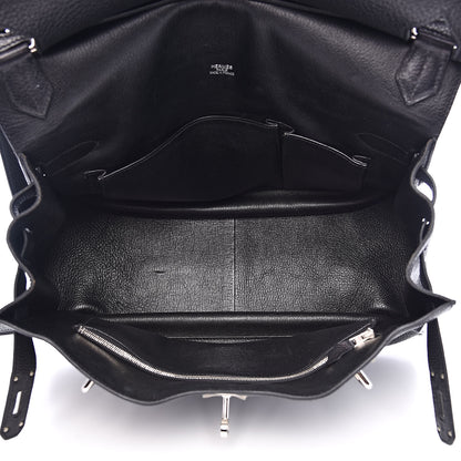 Hermes Taurillon Clemence Jypsiere 37 Black 5 of 12