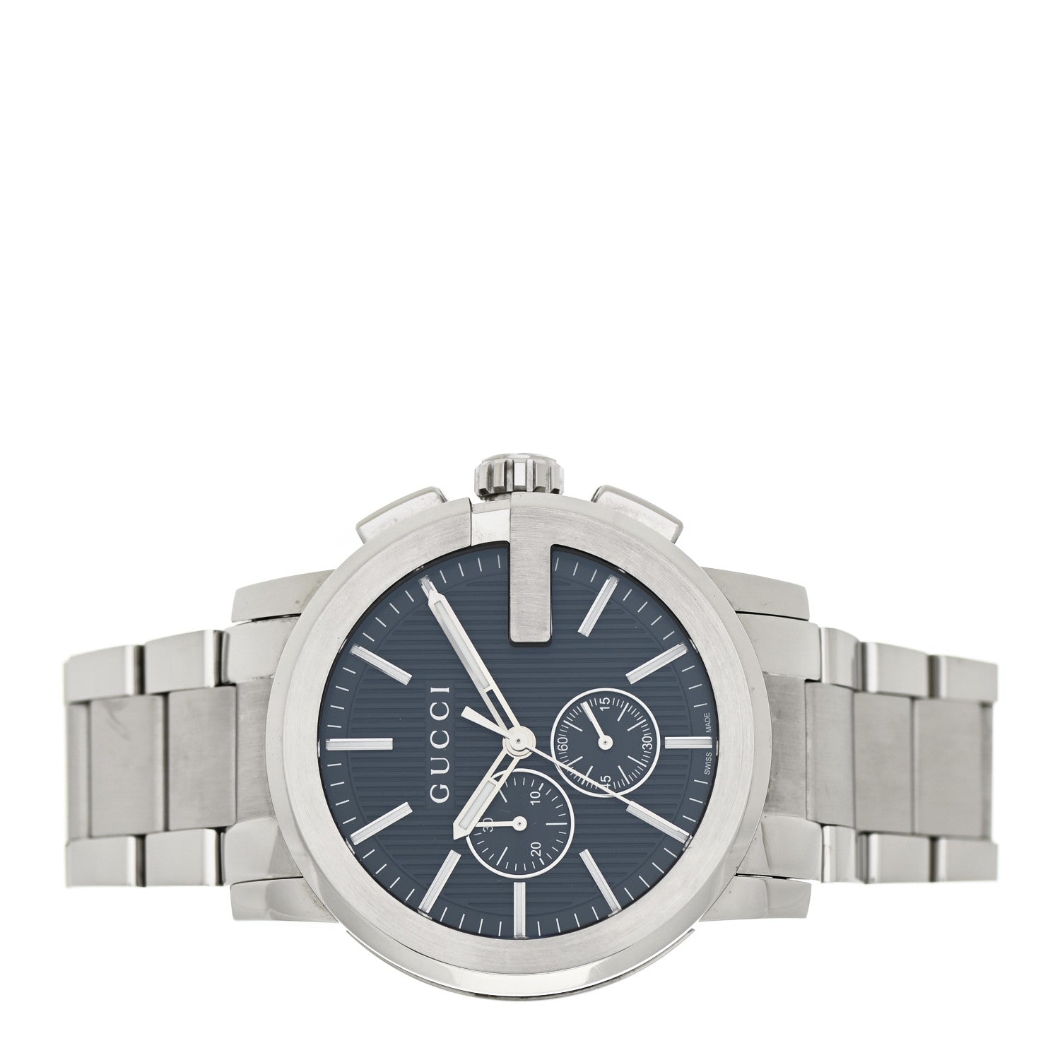 Gucci Stainless Steel 44mm G-Chrono Quartz Watch Black 2 of 5