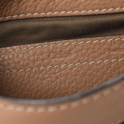 Chloe Calfskin Mini Marcie Round Crossbody Bag Nut 5 of 10
