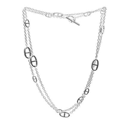 Hermes Sterling Silver Farandole Necklace 120 3 of 5
