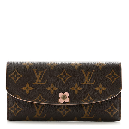 Louis Vuitton Monogram Bloom Flower Emilie Wallet 1 of 11