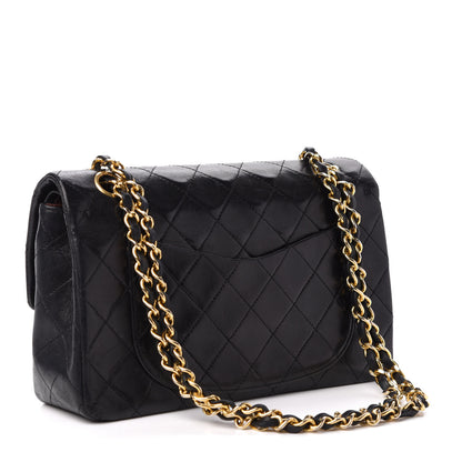 Chanel Lambskin Quilted Small Double Flap Black 4 of 14