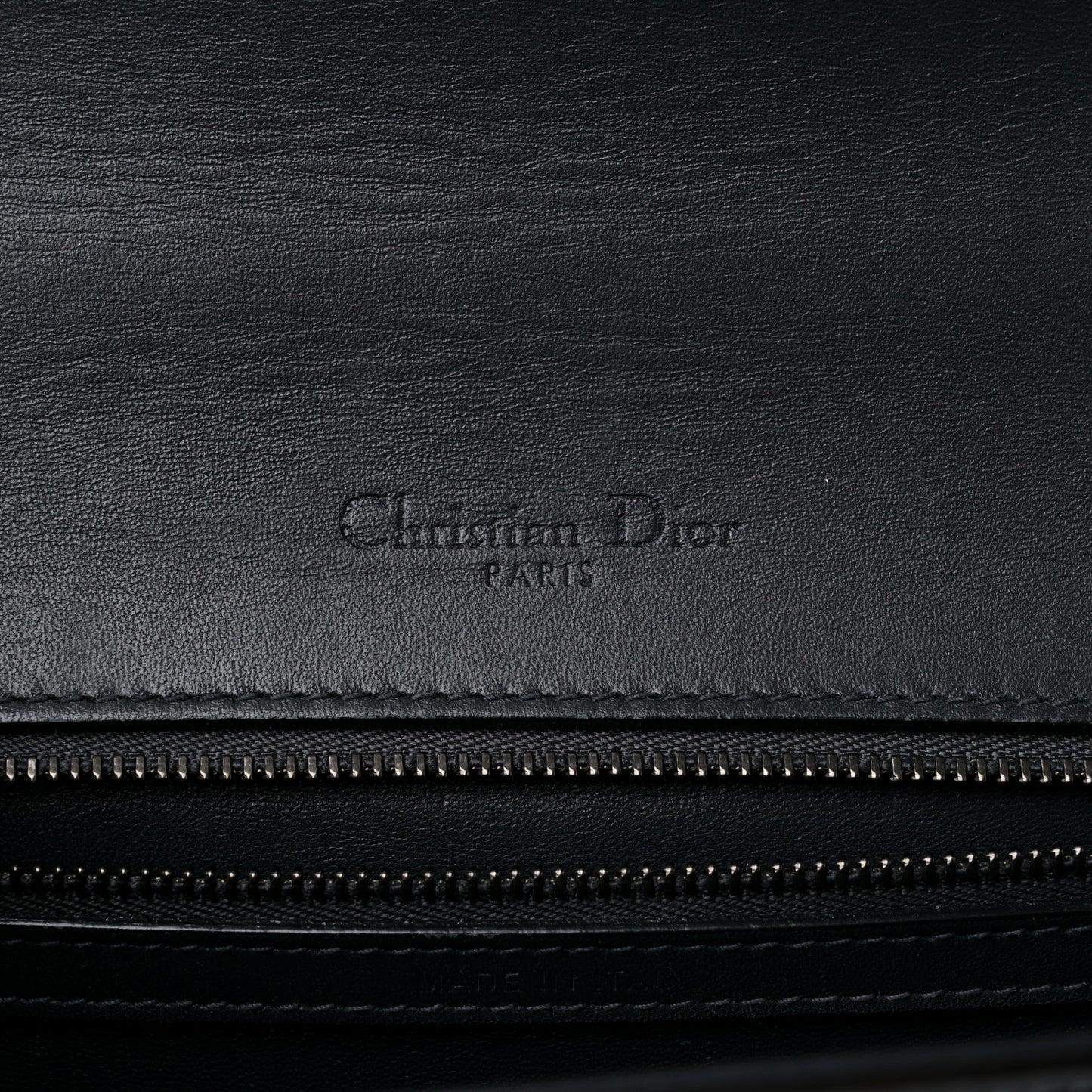 Metallic Patent Micro-Cannage Medium Diorama Flap Bag Onyx Black