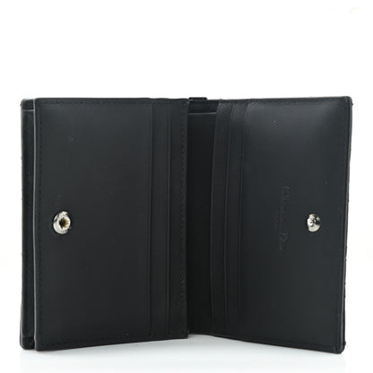 Christian Dior Lambskin Cannage Mini Lady Dior Wallet Black 5 of 7