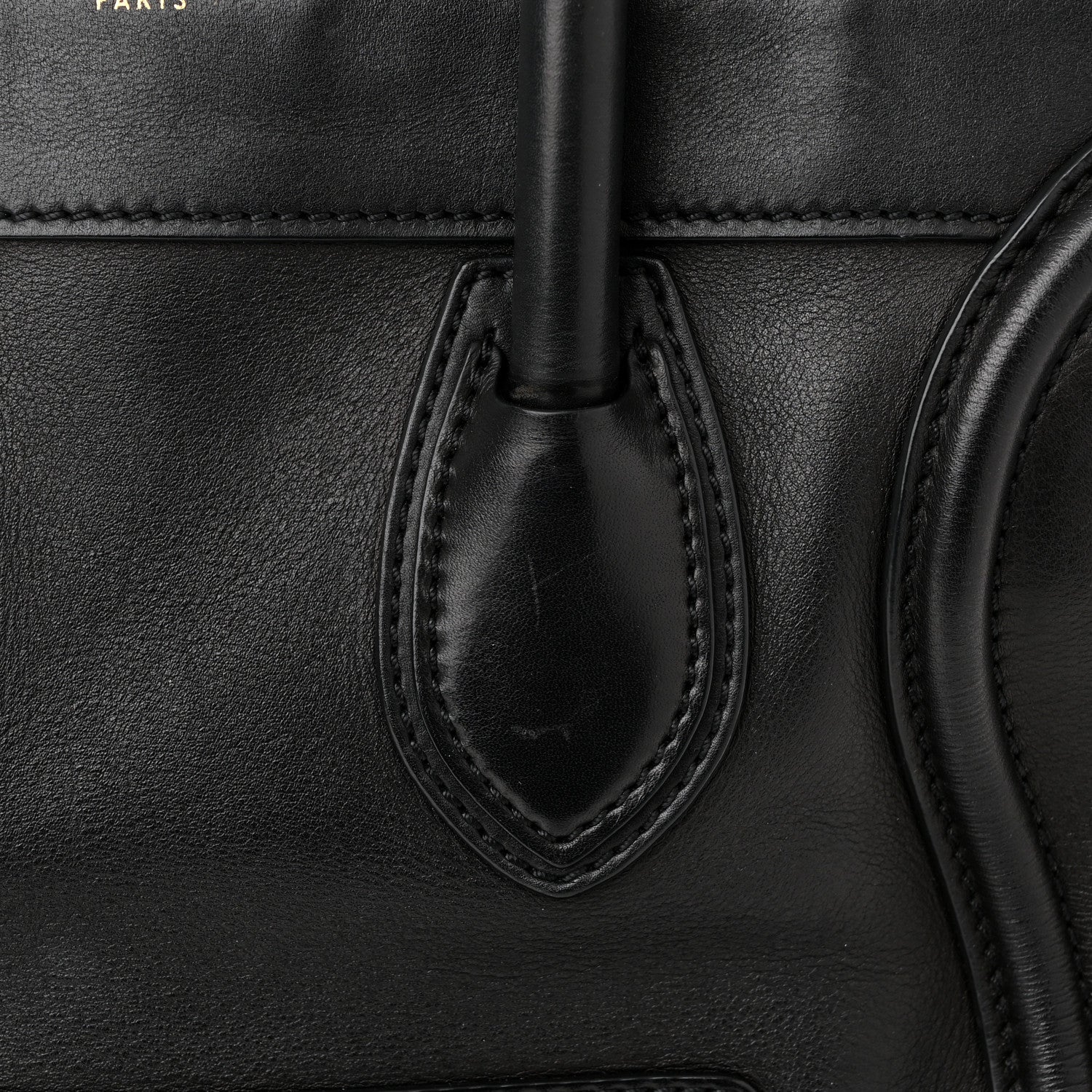 Celine Smooth Calfskin Micro Luggage Black 11 of 14