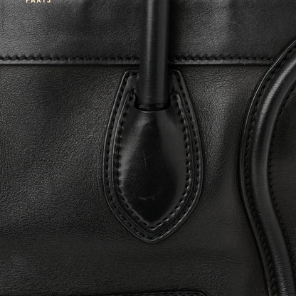 Celine Smooth Calfskin Micro Luggage Black 11 of 14