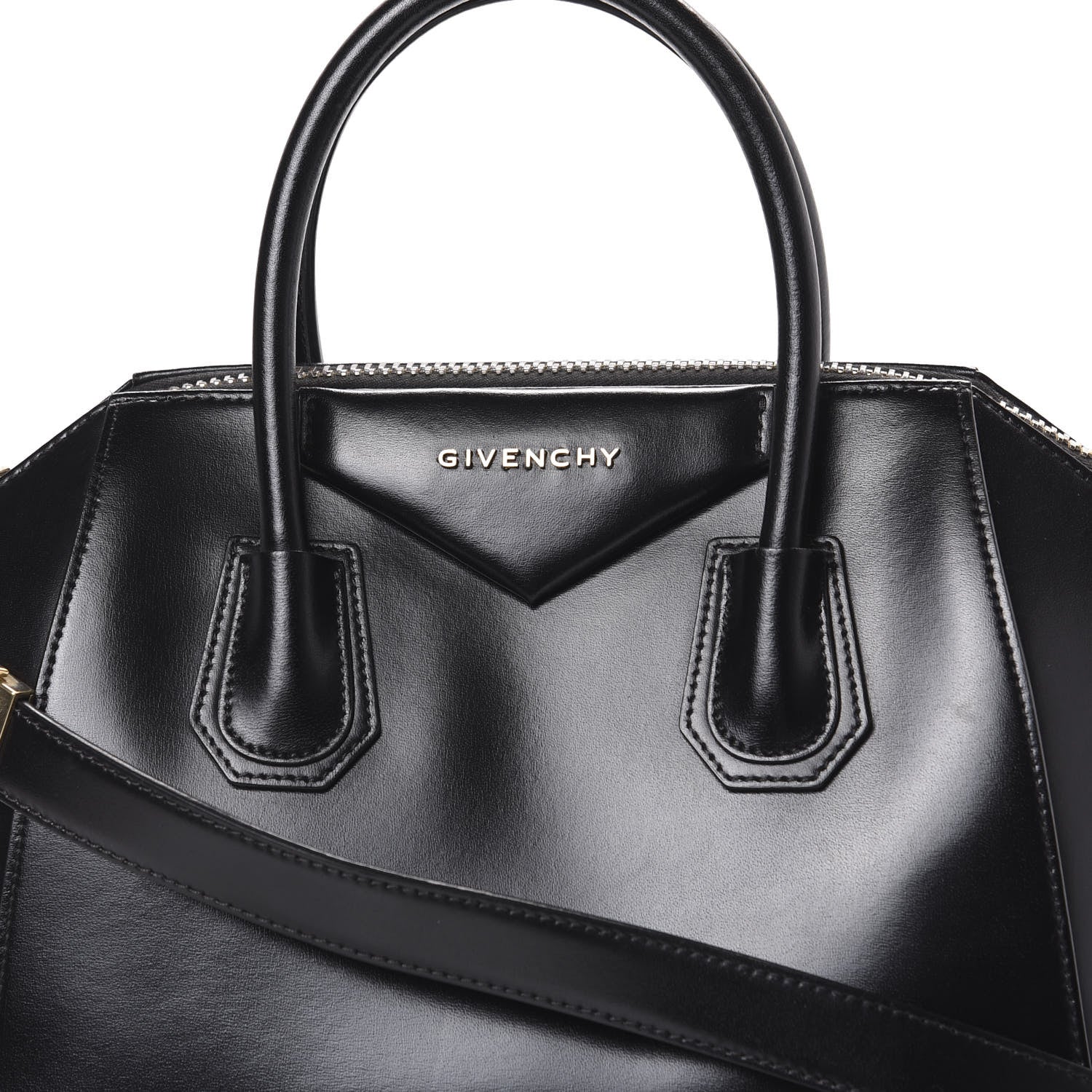 Givenchy Shiny Lord Calfskin Small Antigona Black 9 of 10