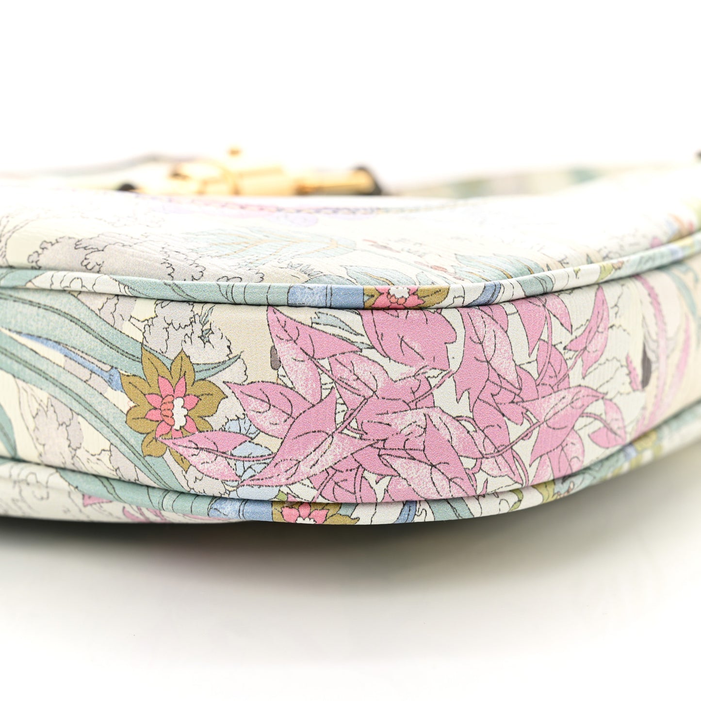 New Shangai Calfskin Tiger Savanah Small Jackie 1961 Hobo Chalky White Multicolor