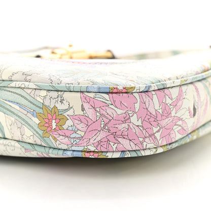 Gucci New Shangai Calfskin Tiger Savanah Small Jackie 1961 Hobo Chalky White Multicolor 10 of 11