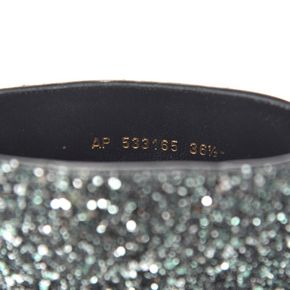 Saint Laurent Glitter Pierre 95 Ankle Boots 36.5 Green 8 of 11