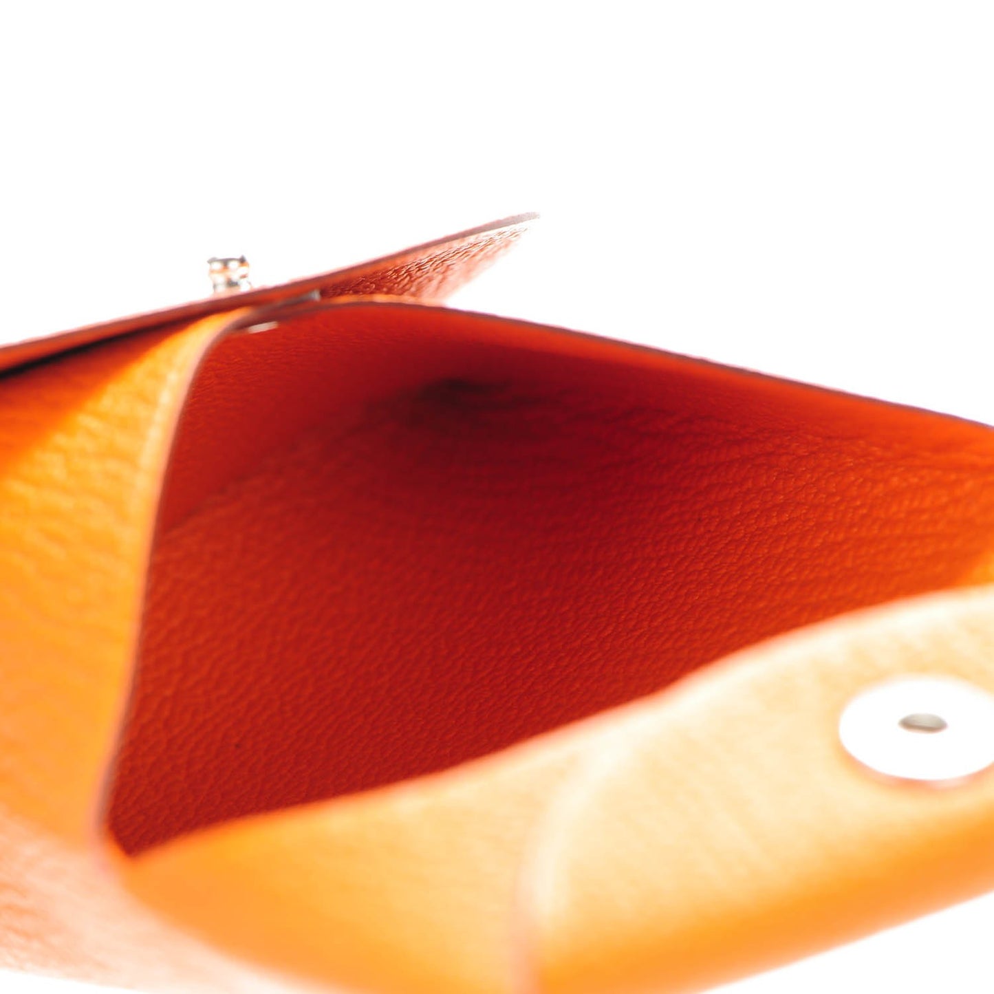 Chevre Mysore Bastia Coin Purse Orange