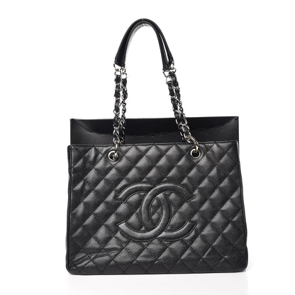 Chanel Caviar Quilted Grand Shopping Tote GST Black 12 of 12