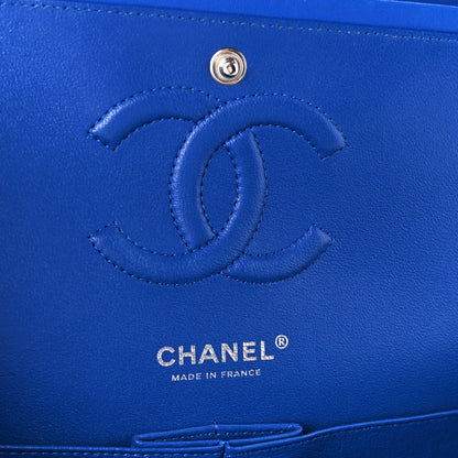 Chanel Lambskin Quilted Medium Double Flap Royal Blue 6 of 11