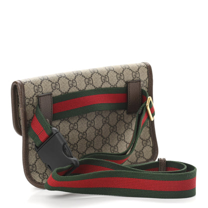 Gucci GG Supreme Monogram Neo Vintage Web Belt Bag Brown 3 of 12
