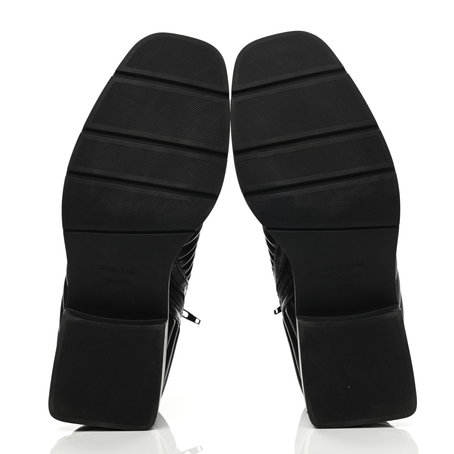 Balenciaga Calfskin Padded Quilted Ankle Boots 41 Black 5 of 8
