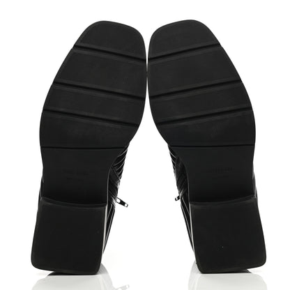 Balenciaga Calfskin Padded Quilted Ankle Boots 41 Black 5 of 8