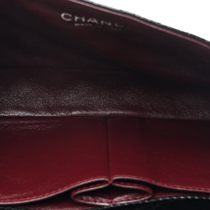 Chanel Crinkled Patent Quilted East West Flap Black 4 of 10