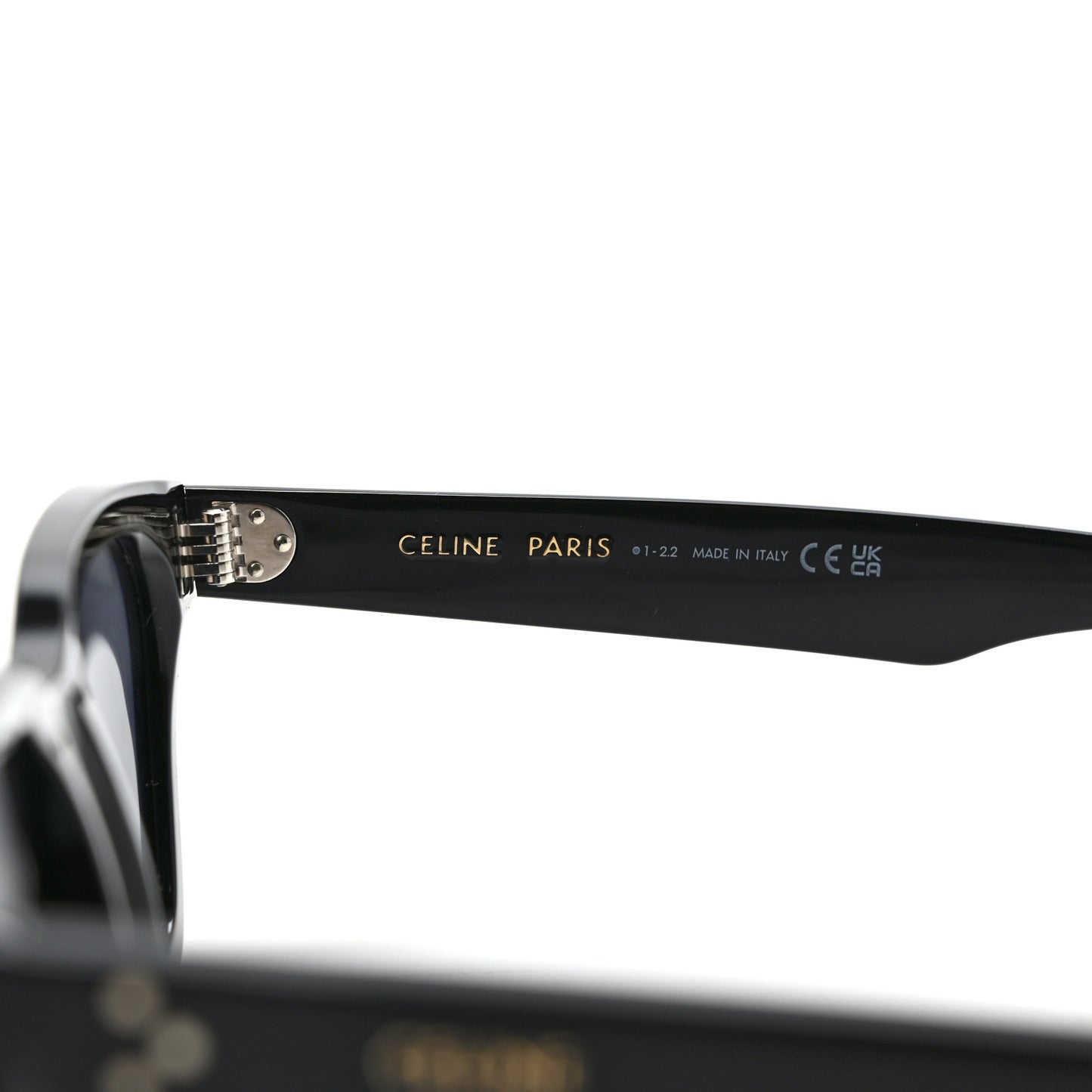 Acetate Polarized Square Sunglasses CL40248I Black