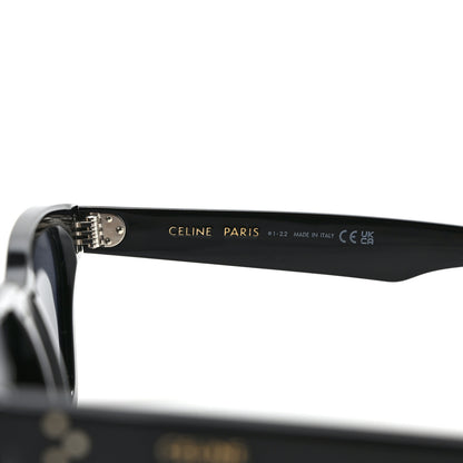 Celine Acetate Polarized Square Sunglasses CL40248I Black 5 of 7