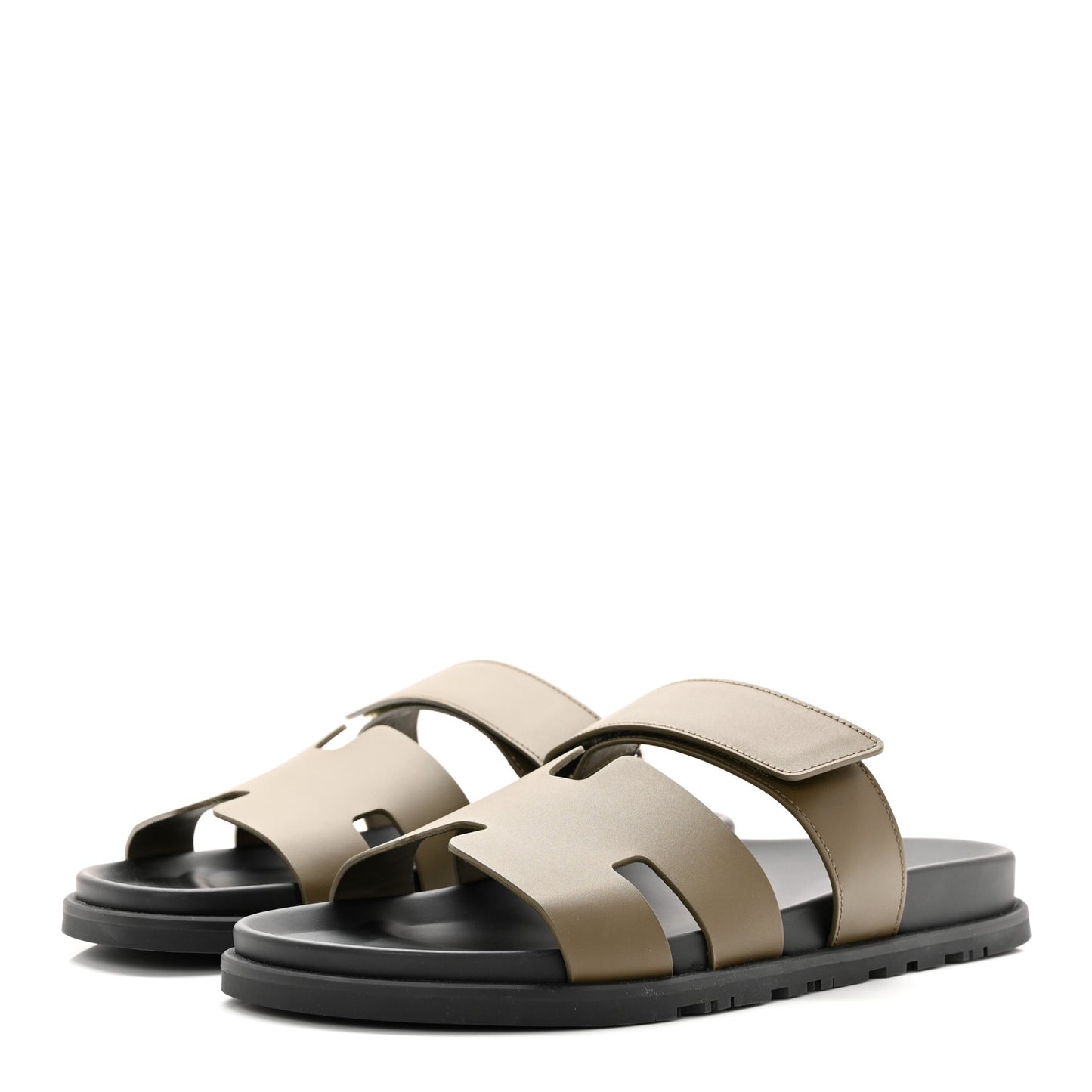 Calfskin Mens Chypre Sandals 44 Vert Toundra